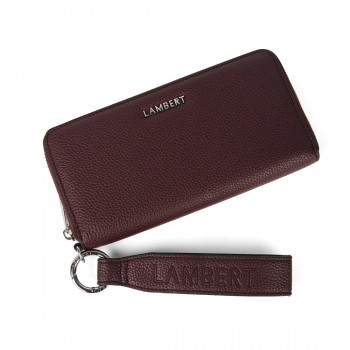 Portefeuille en Cuir Vegan - Le Mina - Mohogany - Lamabert Portefeuille en Cuir Vegan - Le Mina - Mohogany - Lamabert