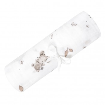 Couverture Mousseline Coton - Souris - Perlimpinpin Couverture Mousseline Coton - Souris - Perlimpinpin
