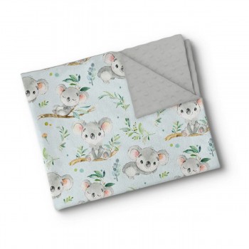 Couverture Minky - Cocos Koalas - Oops Couverture Minky - Cocos Koalas - Oops