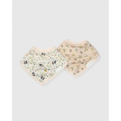 Bavette Bandana 2/pqt - Bumble Bees - Loulou Lollipop Bavette Bandana 2/pqt - Bumble Bees - Loulou Lollipop