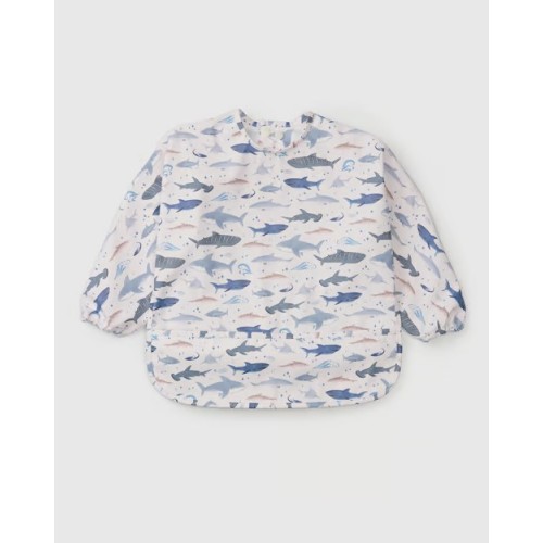 Bavoir Imperméable à Manches Longues - Requins - Loulou Lollipop Bavoir Imperméable à Manches Longues - Requins - Loulou Lollipop