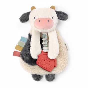 Peluche avec Jouet de Dentition - Vache - Itzy Rity Peluche avec Jouet de Dentition - Vache - Itzy Rity