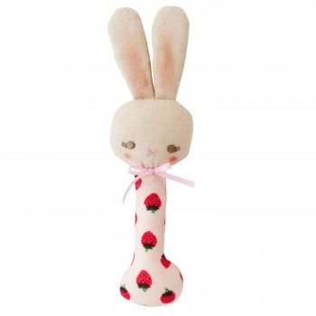 Hochet Lapin - Fraise