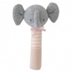 Hochet éléphant - Ligné Rose Elsie