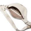 Sac Banane en Cuir Vegan - Le Sarah - Porcelain - Lambert