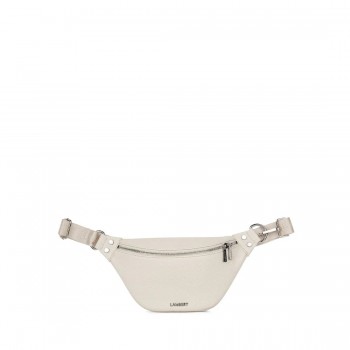Sac Banane en Cuir Vegan - Le Sarah - Porcelain - Lambert