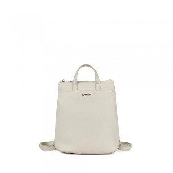 Sac à Dos en Cuir Vegan - Le Millie - Porcelain - Lambert