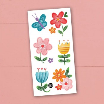 Tatouage Temporaire - Les Jolies Fleurs - Pico