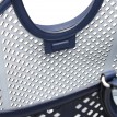 Sac Fourre-tout en Cuir Vegan - Le Solene - Marine - Lambert