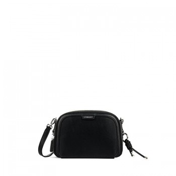 Sac Bandouilère en Cuir Vegan - Le Emmy - Noir - Lambert