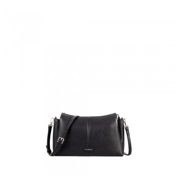 Sac Bandouilère en Cuir Vegan - Le Eleanor - Noir - Lambert