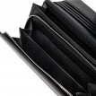 Portefeuille Moyen en Cuir Vefan - Le Alondra - Noir - Lambert