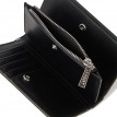 Portefeuille Compact en Cuir Vegan - Le Lexie - Noir - Lambert