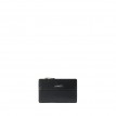 Portefeuille Compact en Cuir Vegan - Le Lexie - Noir - Lambert