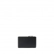 Portefeuille Compact en Cuir Vegan - Le Lexie - Noir - Lambert