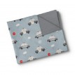 Couverture Minky - Voitures de Police - Oleoops