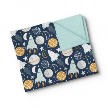 Couverture Minky - Rocket - Oleoops