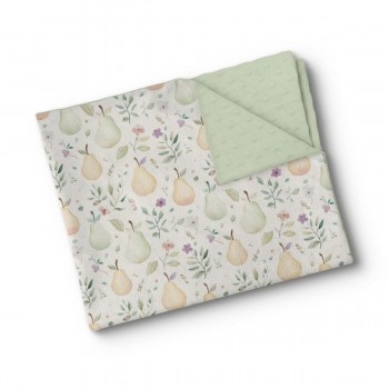Couverture Minky - Poire Exquise - Oleoops