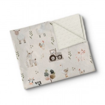 Couverture Minky - Plaisirs de Campagne - Oleoops