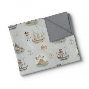 Couverture Minky - Pirates à la Mer - Oleoops