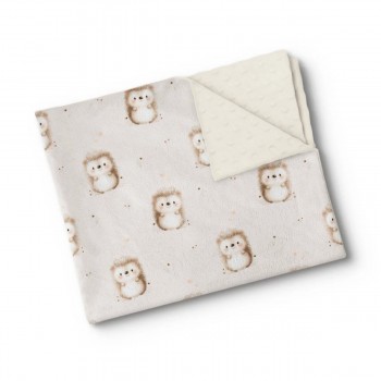 Couverture Minky - Pik-pik et Fleurs - Oleoops