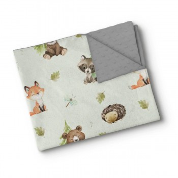 Couverture Minky - Petits Randonneurs - Oleoops