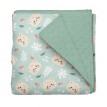Couverture Minky - Oursons Champigons - Oleoops