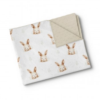 Couverture Minky - Lapinou - Oleoops