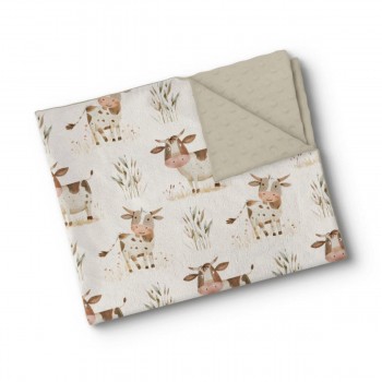 Couverture Minky - Lait au Chocolat - Oleoops