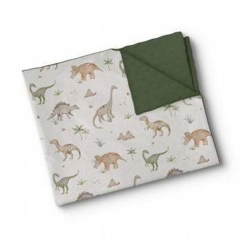 Couverture Minky - Jurassique - Oleoops