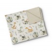 Couverture Minky - Jardin des Mégalos - Oleoops