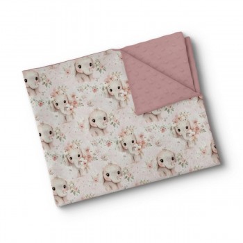 Couverture Minky - Éléphanteau - Oleoops