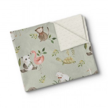 Couverture Minky - Dans la Brousse - Oleoops