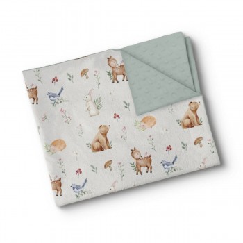 Couverture Minky - Coquette Forêt - Oleoops