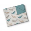 Couverture Minky - Chant de Baleine - Oleoops