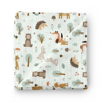 Couverture en Mousseline Bambou - Bain de Soleil - Oleoops