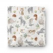Couverture en Mousseline Bambou - Balade dans la Jungle - Oleoops
