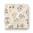 Couverture en Mousseline Bambou - Destination Afrique - Oleoops