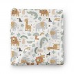 Couverture en Mousseline Bambou - Party Safari - Oleoops