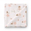 Couverture en Mousseline Bambou - Petite Angélique - Oleoops