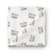 Couverture en Mousseline Bambou - Raton Mignon - Oleoops