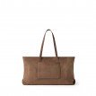 Sac Fourre-tout en Suède Vegan - Le Britney - Taupe - Lambert