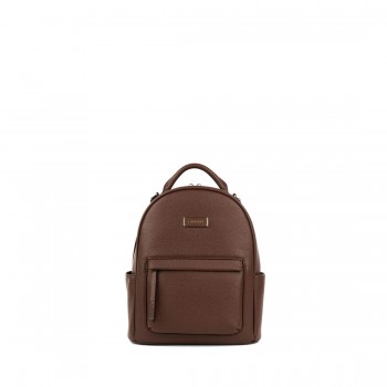Sac à Dos en Cuir Vegan - Le Maude - Chocolat - Lambert