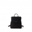 Sac à Dos en Suède Vegan - Le Cynthia - Noir - Lambert
