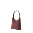 Sac à épaule en Suède Vegan - Le Elena - Cassis - Lambert