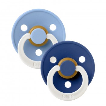 Suce en Caoutchouc Naturel - Nuit - Sky Blue/Cornflower - Taille 3 - Bibs