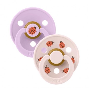 Suce en Caoutchouc Naturel - Studio - Ladybug Violet Sky Mix - Taille 2 - Bibs