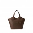 Sac Fourre-tout en Cuir Vegan - Le Sheila - Chocolat - Lambert
