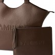 Sac Fourre-tout en Cuir Vegan - Le Sheila - Chocolat - Lambert