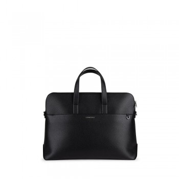 Malette 2 en 1 en Cuir Vegan - Le Malorie - Noir - Lambert